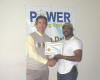 Hezekiah receives his workshop certificate
