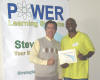 Keith receives his workshop certificate