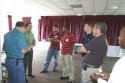 Students Chat with Steve Durring a Break