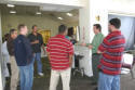 Students Chat with Steve Durring a Break